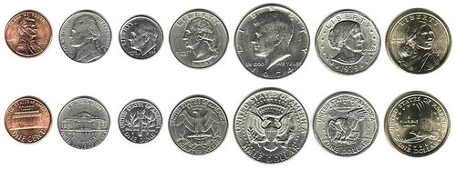 سکه های رایج کشور امریکا