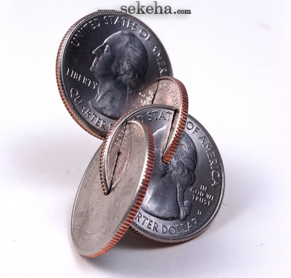 ساخت اشکال پیچیده هندسی با سکه - شماره دوازده