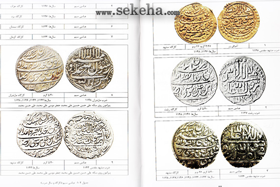 تصویر داخل کتاب سکه شناسی شاهان افشار