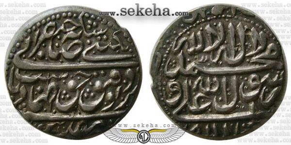 سکه عباسی شاه طهماسب دوم صفوی - ضرب مشهد
