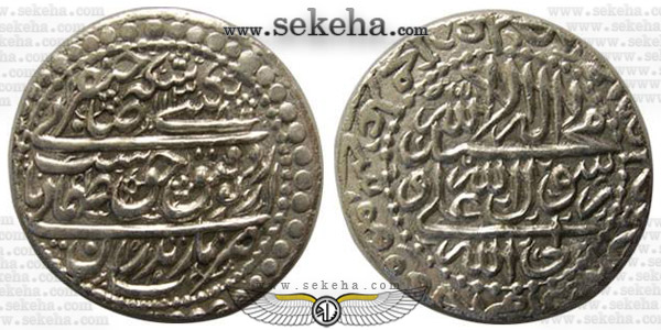 سکه عباسی شاه طهماسب دوم صفوی - ضرب مازندران