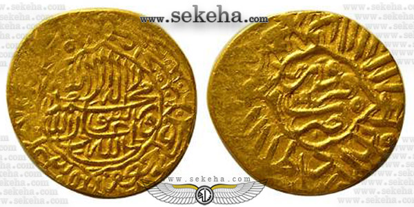 Mohammad-Khudabandeh-985-995-AH.-Gold-Misqal-(4.64-gm-19-mm