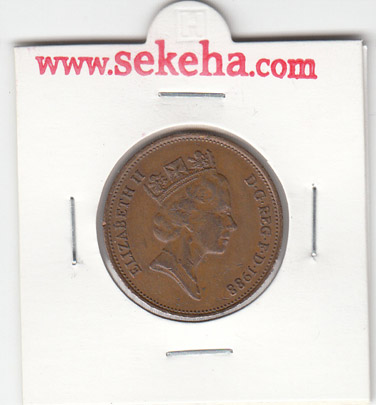 سکه 2 پنس انگلستان 1988