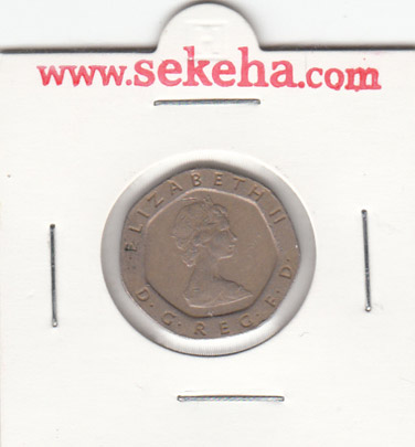 سکه 20 پنس انگلستان 1982