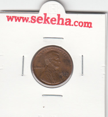 سکه یک سنت آمریکا 1977