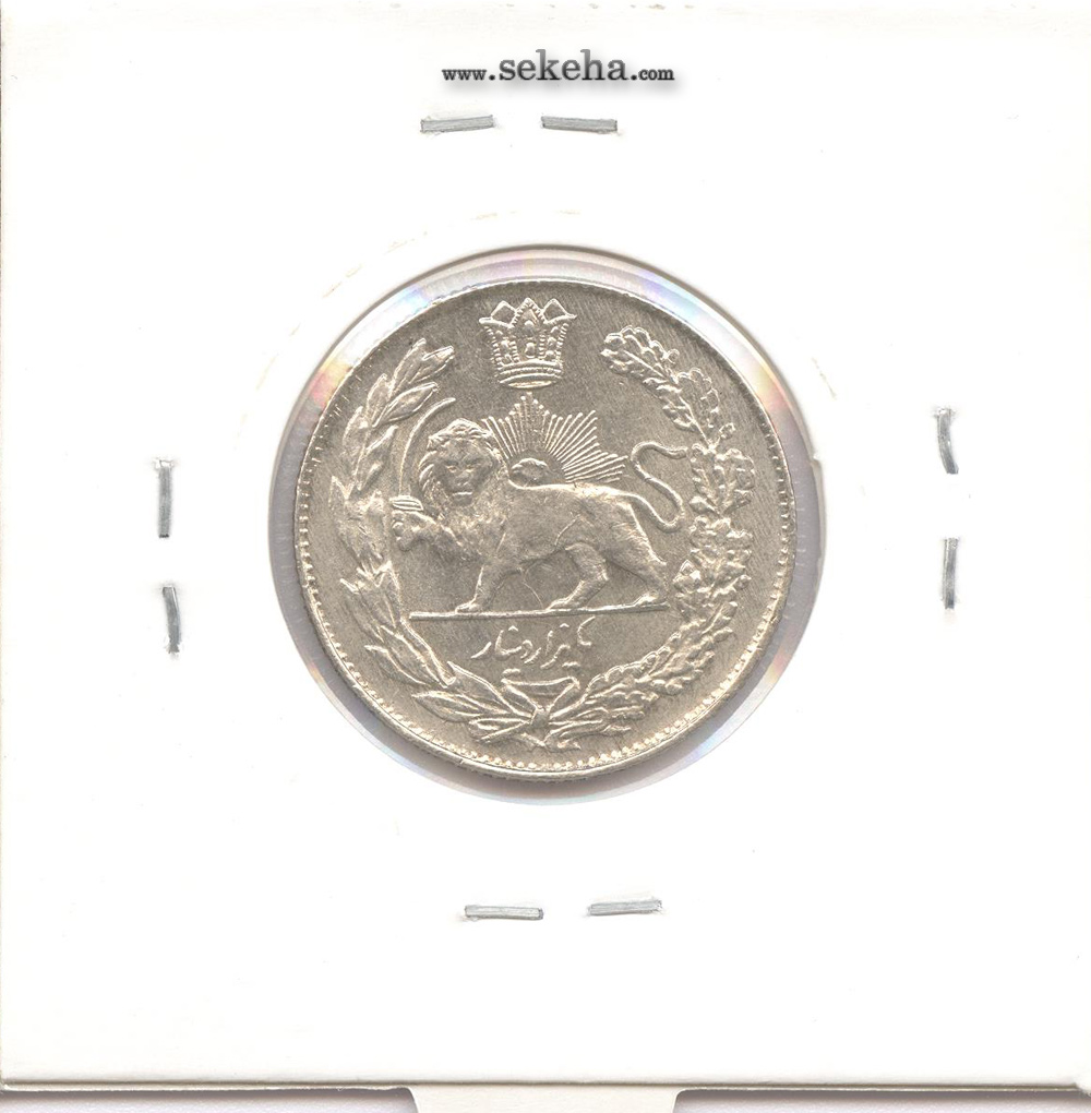 سکه 1000 دینار 1332 - بانکی - احمد شاه