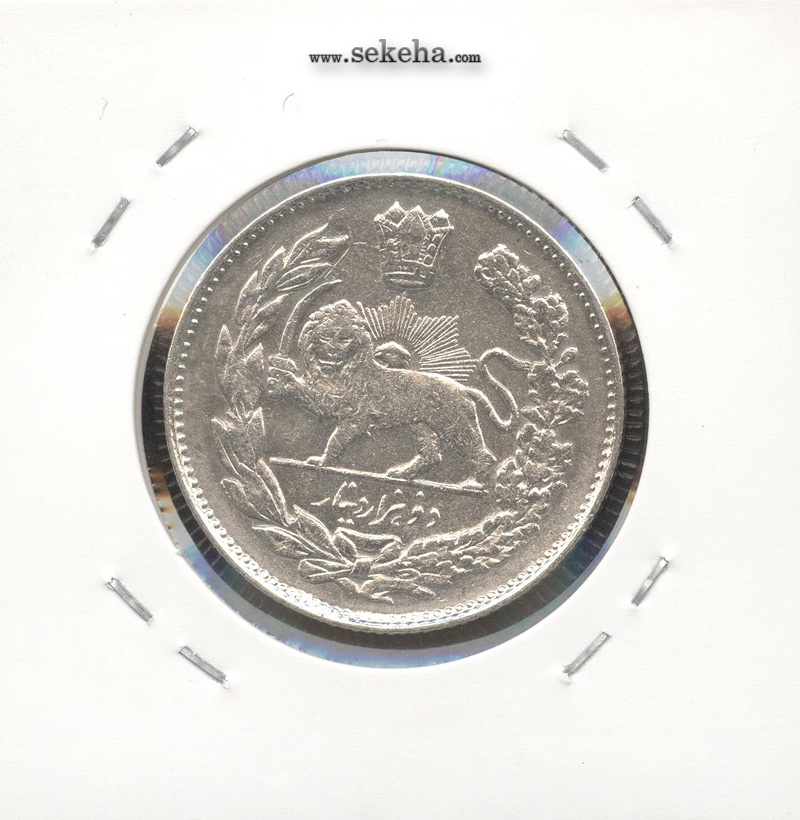 سکه 2000 دینار 1335 - احمد شاه