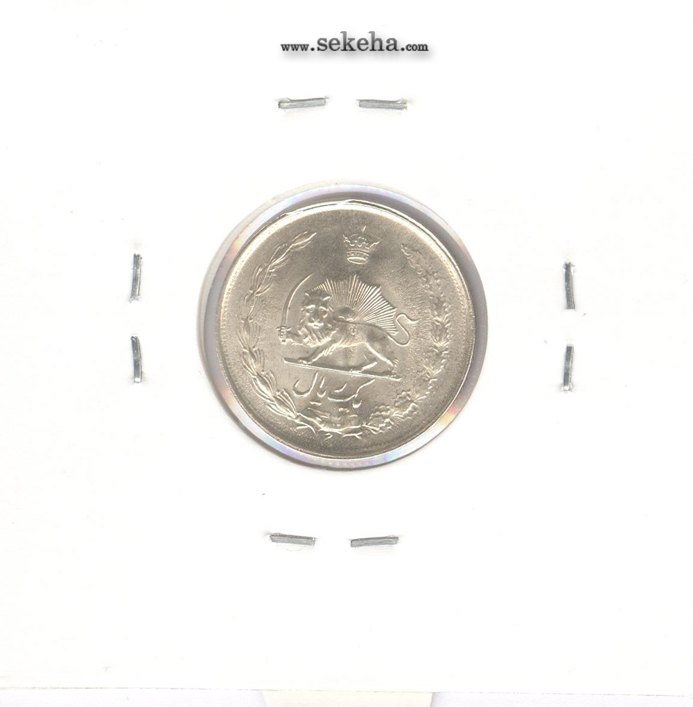 سکه 1 ریال 1322 -بانکی- محمد رضا شاه