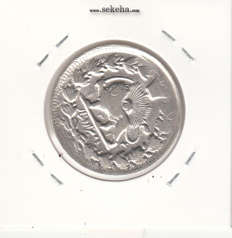 سکه 2000 دینار 1314 - دو تاج - مظفرالدین شاه