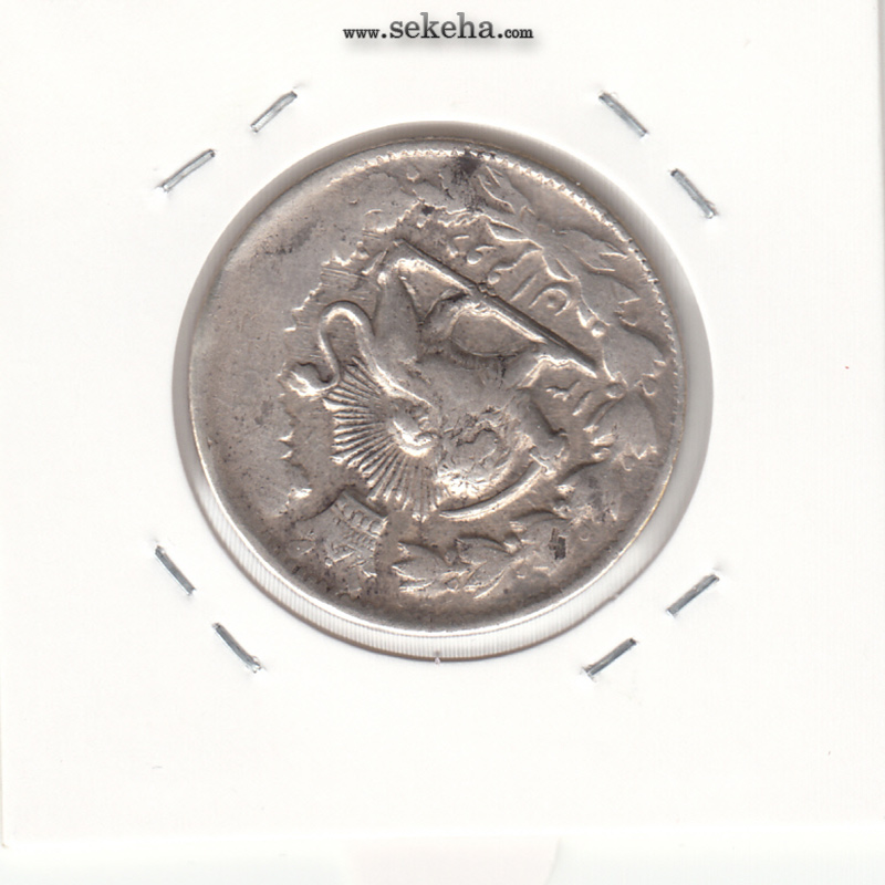 سکه 2 قران 1310 - مکرر روی سکه - ناصر الدین شاه