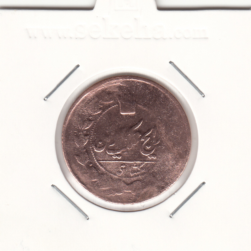 سکه یکشاهی 1301 (131) ناصرالدین شاه