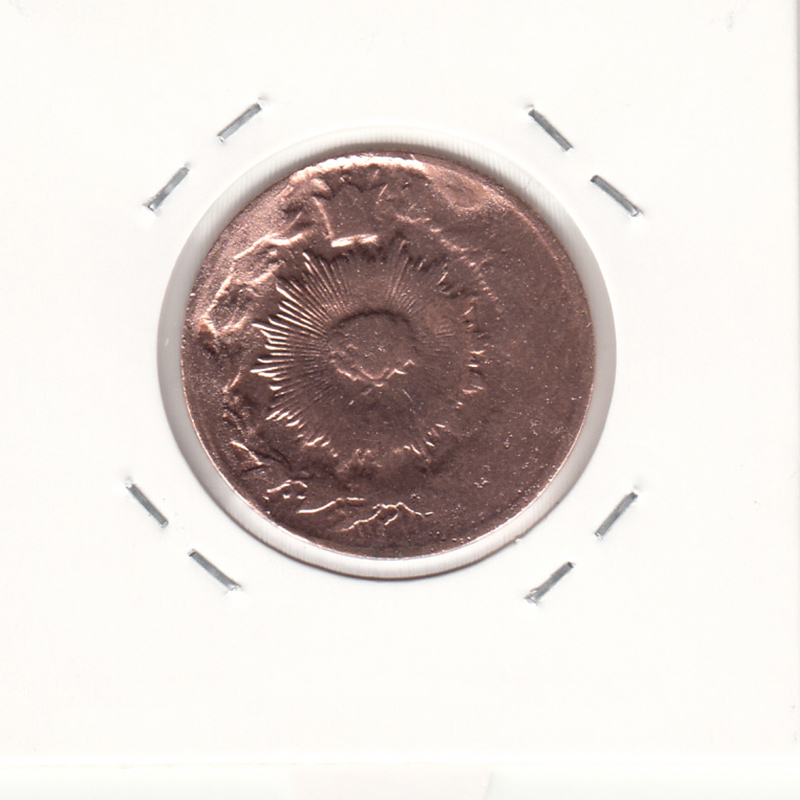 سکه یکشاهی 1301 (131) ناصرالدین شاه