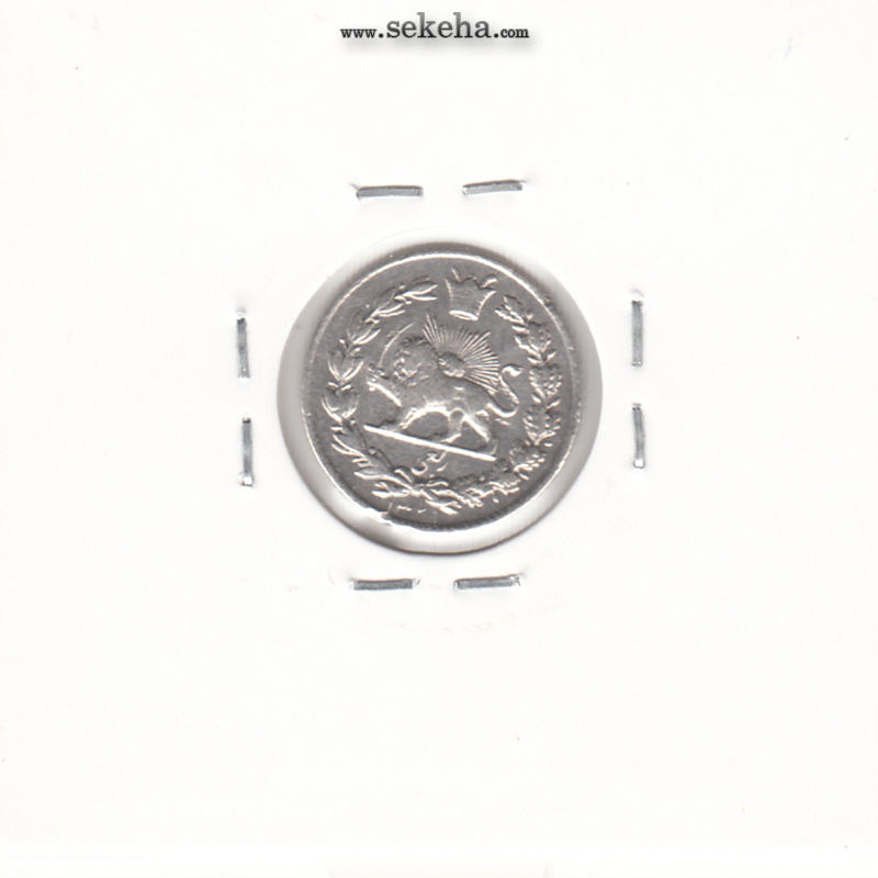 سکه ربعی 1321 - گرفتگی قالب - احمد شاه