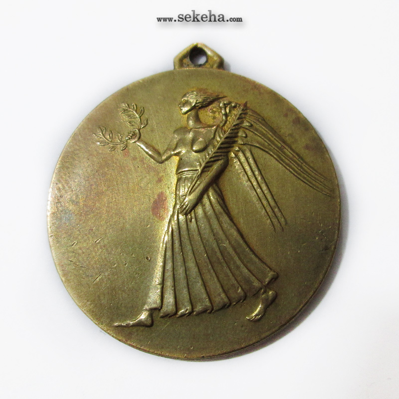 مدال آویز ورزشی - برنز - افتخار - سازمان تربیت بدنی -  محمد رضا شاه