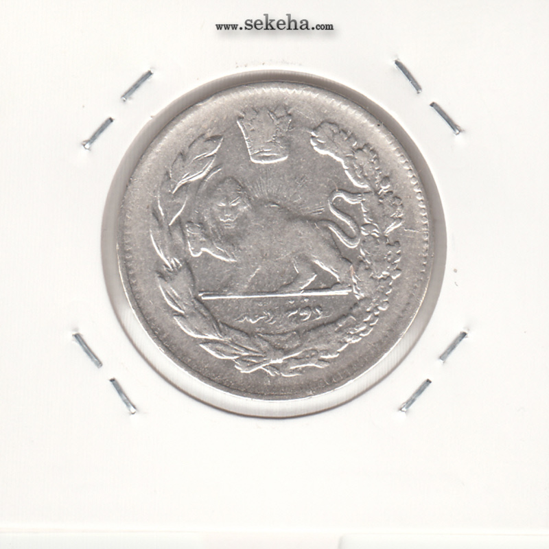 سکه 2000 دینار 1340 - مکرر روی مبلغ - احمد شاه