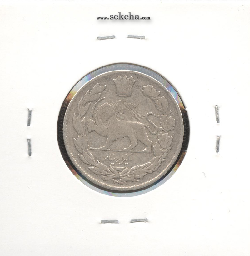 سکه 1000 دینار 1324 - ارور تاریخ- احمد شاه