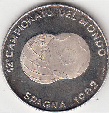 مدال نقره ایتالیا 1982