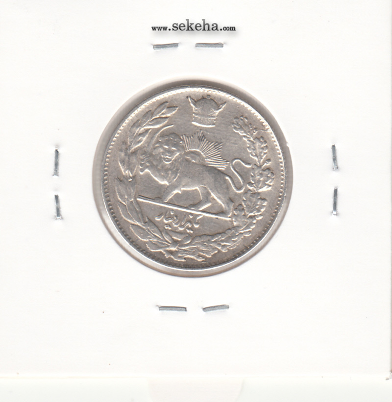 سکه 1000 دینار تصویری 1307 -مکرر مبلغ- رضا شاه
