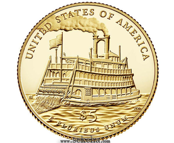 ضرب سکه طلا یادبود «مارک توین» در امریکا