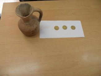 کشف سکه عتیقه متعلق به دوره ساسانیان و افشاریان