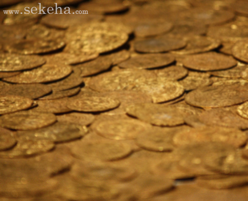 نمایش سکه های تاریخی کشف شده در زنجان