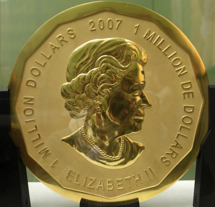 سکه طلا 100 کیلوگرمی به سرقت رفت! + ویدئو