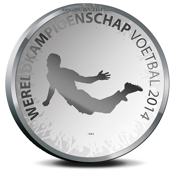 ساخت مدال یادبود از بازیکن فوتبال هلند
