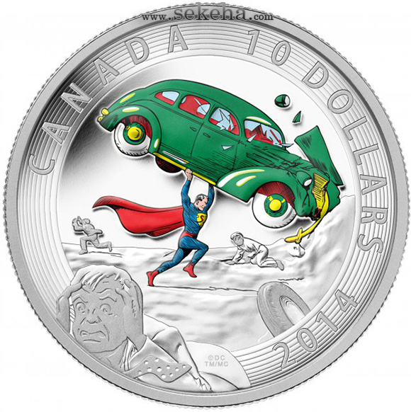 سکه با تصویر سوپرمن