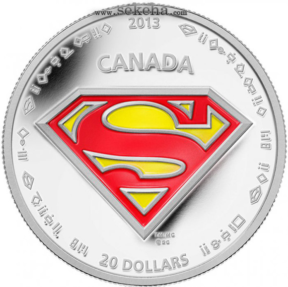 سکه با تصویر سوپرمن