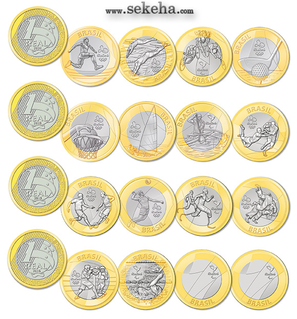 سکه های یادبود المپیک ریو 2016
