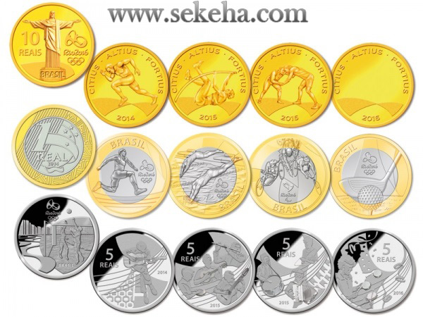 سکه های یادبود ریو 2016