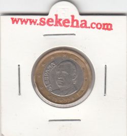 سکه یک یورو اسپانیا 1999