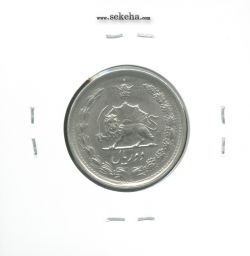 سکه 2 ریال دو تاج 1341 - محمدرضا شاه