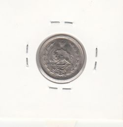 سکه 1 ریال آریامهر 2537 - محمد رضا شاه