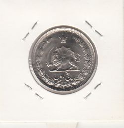 سکه 5 ریال دو تاج 1343 -بانکی- محمد رضا شاه