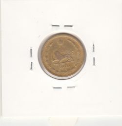 سکه 10 دینار برنز 1316 - 6 تاریخ کوچک- رضا شاه