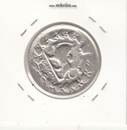 سکه 2000 دینار 1314 - دو تاج - مظفرالدین شاه