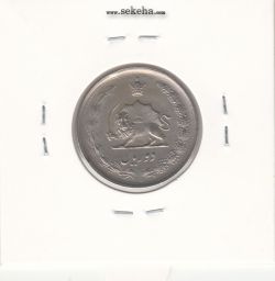 سکه 2 ریال دو تاج 1344 - محمدرضا شاه
