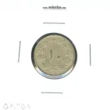 سکه 10 دینار برنز 1320 - EF - رضا شاه