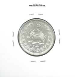 سکه 1 ریال 1313 - 3 تاریخ کج - رضا شاه