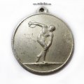 مدال آویز ورزشی - نقره- پرتاب دیسک - استان کرمان - محمد رضا شاه