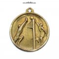 مدال آویز ورزشی - طلا - والیبال - محمد رضا شاه