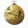 مدال آویز ورزشی - طلا - پینگ پنگ - استان کرمان - محمد رضا شاه