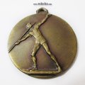 مدال آویز ورزشی - برنز - پرتاب نیزه - استان کرمان - محمد رضا شاه