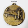 مدال آویز ورزشی - برنز - پینگ پنگ - استان مازندران - محمد رضا شاه