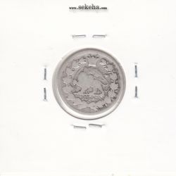 سکه 500 دینار 1317 - مظفرالدین شاه