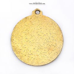 مدال آویز ورزشی - طلا - فوتبال - محمد رضا شاه
