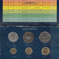 سکه 1 ریال دماوند 1371 - پک سکه های رایج بانک مرکزی
