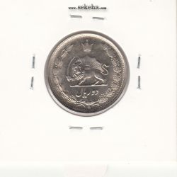 سکه 2 ریال دو تاج 1340 -بانکی- محمدرضا شاه