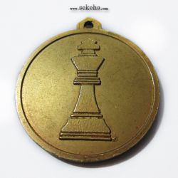 مدال آویز ورزشی - طلا - شطرنج - استان کرمان - محمد رضا شاه